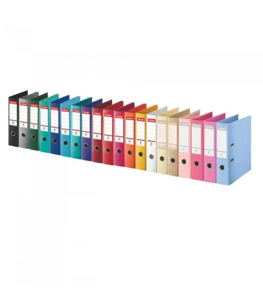 Biblioraft plastifiat A4, 75 mm, piersica Standard No. 1 Power ESSELTE